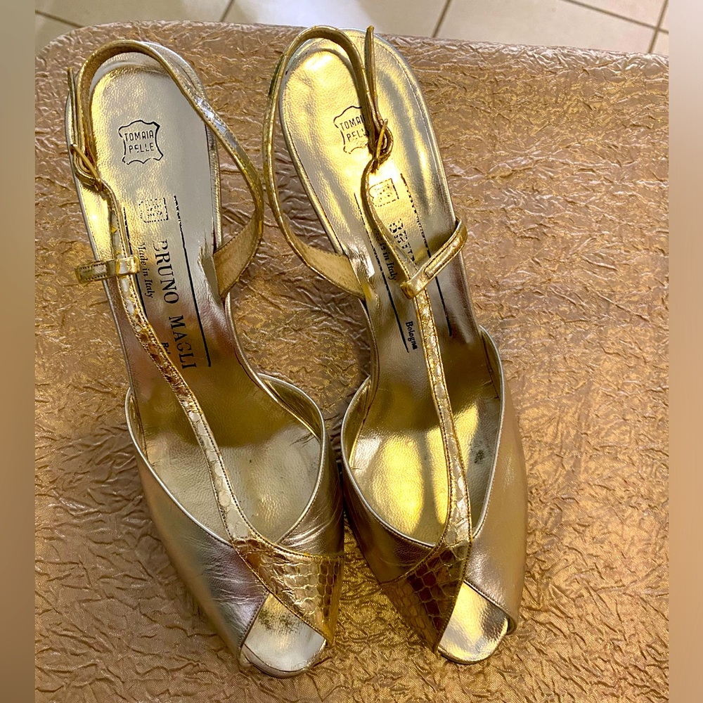 BRUNO MAGLI OPEN TOE HEELS